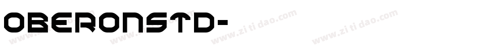 OberonStd字体转换