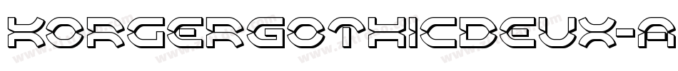 KorgerGothicDeux-AmYp字体转换