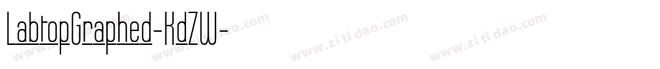 LabtopGraphed-KdZW字体转换