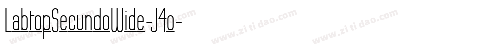 LabtopSecundoWide-J4o字体转换