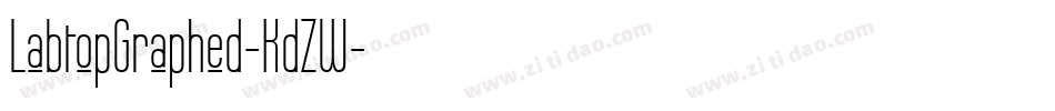 LabtopGraphed-KdZW字体转换
