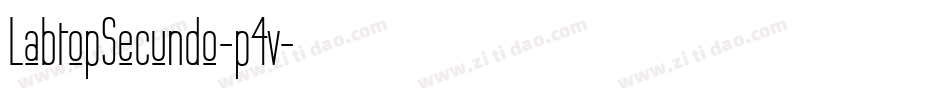 LabtopSecundo-p4v字体转换