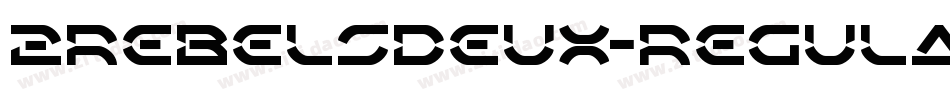 2RebelsDeux-Regular字体转换