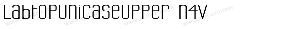 LabtopUnicaseUpper-n4V字体转换
