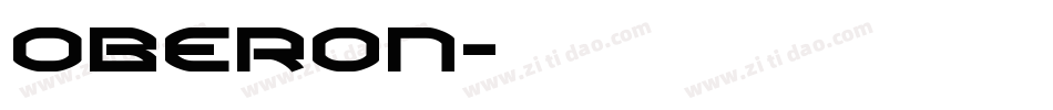 Oberon字体转换