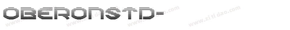 OberonStd字体转换