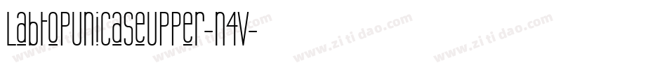 LabtopUnicaseUpper-n4V字体转换