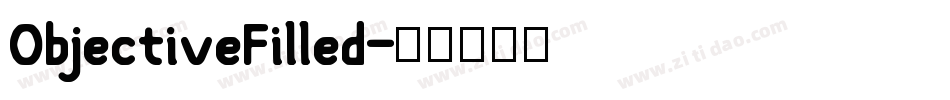 ObjectiveFilled字体转换