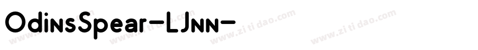 OdinsSpear-LJnn字体转换