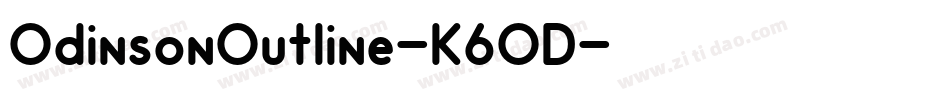 OdinsonOutline-K6OD字体转换