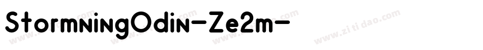 StormningOdin-Ze2m字体转换
