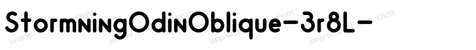 StormningOdinOblique-3r8L字体转换