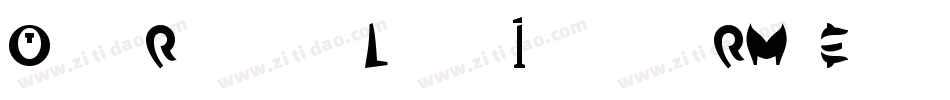 OdinRoundedLightItalic-RMzE字体转换