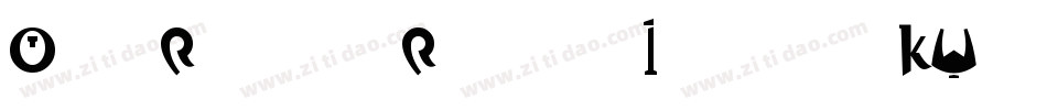 OdinRoundedRegularItalic-8KWn字体转换