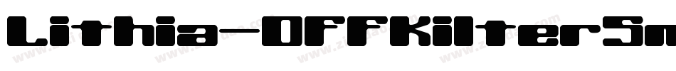 Lithia-OffKilterSmallCaps字体转换