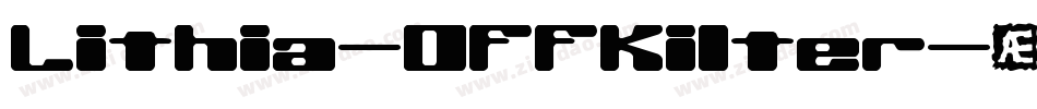 Lithia-OffKilter字体转换