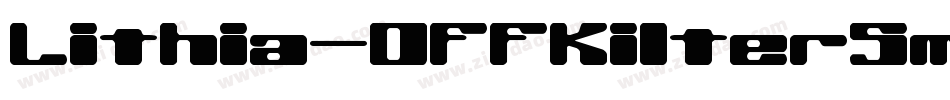 Lithia-OffKilterSmallCaps字体转换