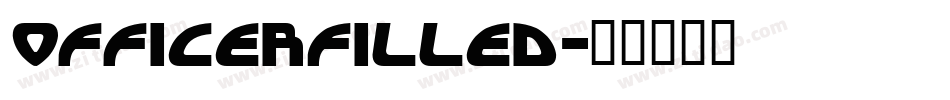 OfficerFilled字体转换
