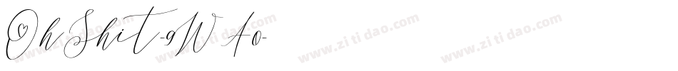OhShit-9WA0字体转换