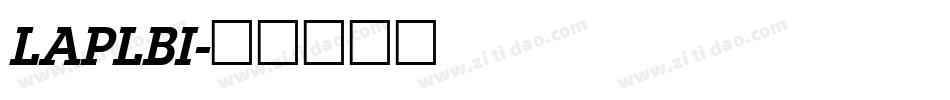 LAPLBI字体转换