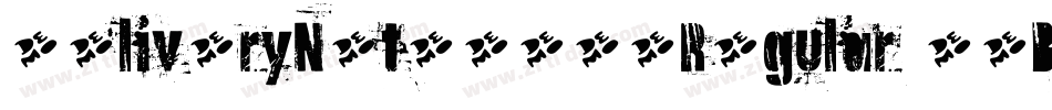 DeliveryNoteDemoRegular-8MMBD字体转换