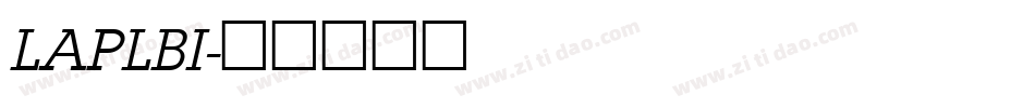 LAPLBI字体转换