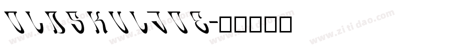 OLDSKULJOE字体转换