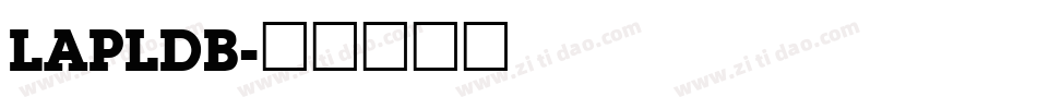 LAPLDB字体转换