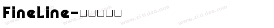 FineLine字体转换