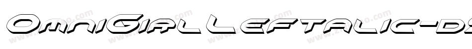 OmniGirlLeftalic-d9AOl字体转换
