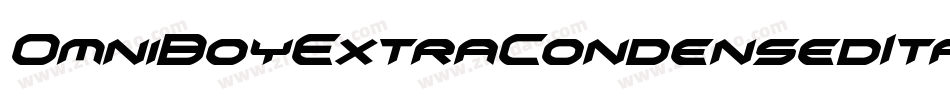 OmniBoyExtraCondensedItal-2O7jw字体转换 OmniBoyExtraCondensedItal-2O7jw字体转换