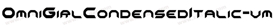 OmniGirlCondensedItalic-vm3RZ字体转换