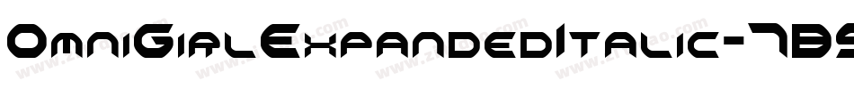 OmniGirlExpandedItalic-7B96E字体转换