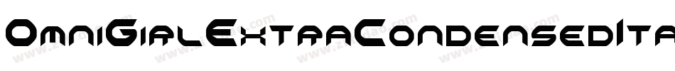 OmniGirlExtraCondensedItal-MVYLp字体转换