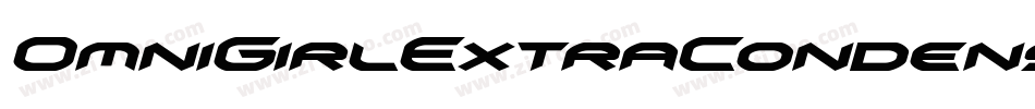 OmniGirlExtraCondensed-rg2rx字体转换
