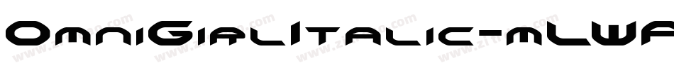 OmniGirlItalic-mLWPV字体转换