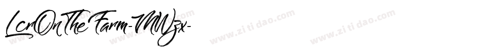 LcrOnTheFarm-MWzx字体转换