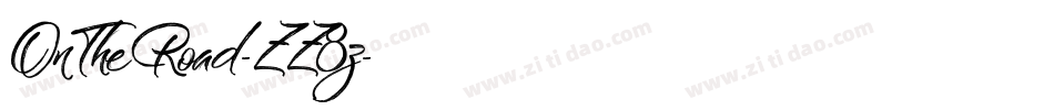 OnTheRoad-ZZ8z字体转换