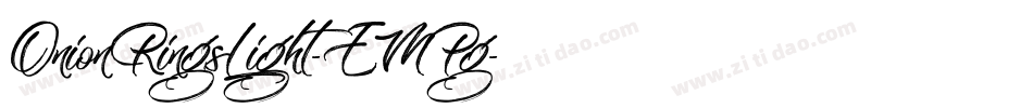 OnionRingsLight-EMPg字体转换
