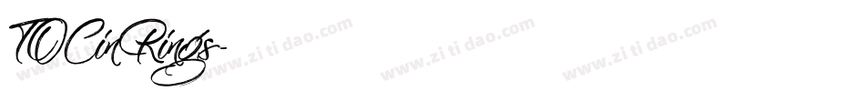 TOCinRings字体转换