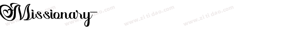 Missionary字体转换