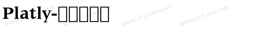 Platly字体转换