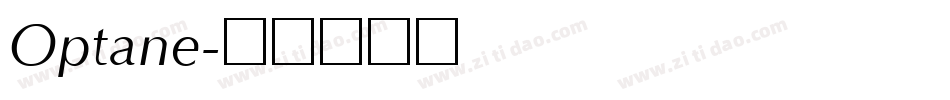 Optane字体转换