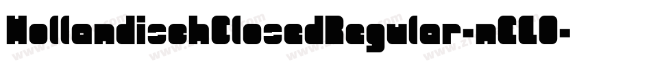 HollandischClosedRegular-nGL0字体转换
