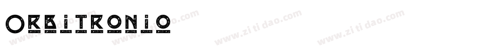 Orbitronio字体转换