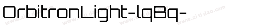 OrbitronLight-lqBq字体转换
