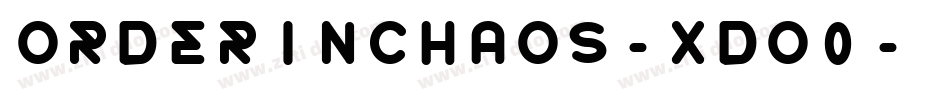 OrderInChaos-xdO0字体转换