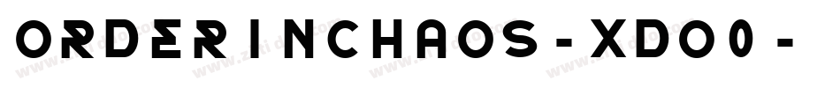 OrderInChaos-xdO0字体转换