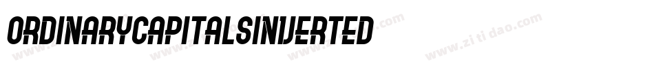 OrdinaryCapitalsInverted字体转换