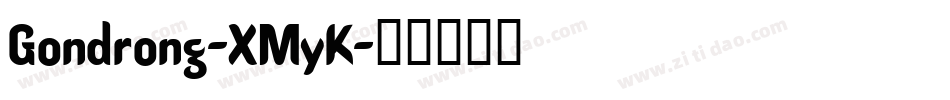 Gondrong-XMyK字体转换